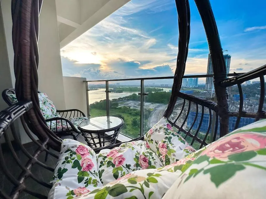 Seaview Sunset 3Br Suite Insstyle Dangabay Nearciq Johor Bahru Apartment